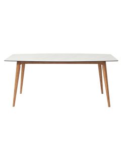 Manhattan 抗汙耐熱義大利陶板餐桌 (180cm) (白)