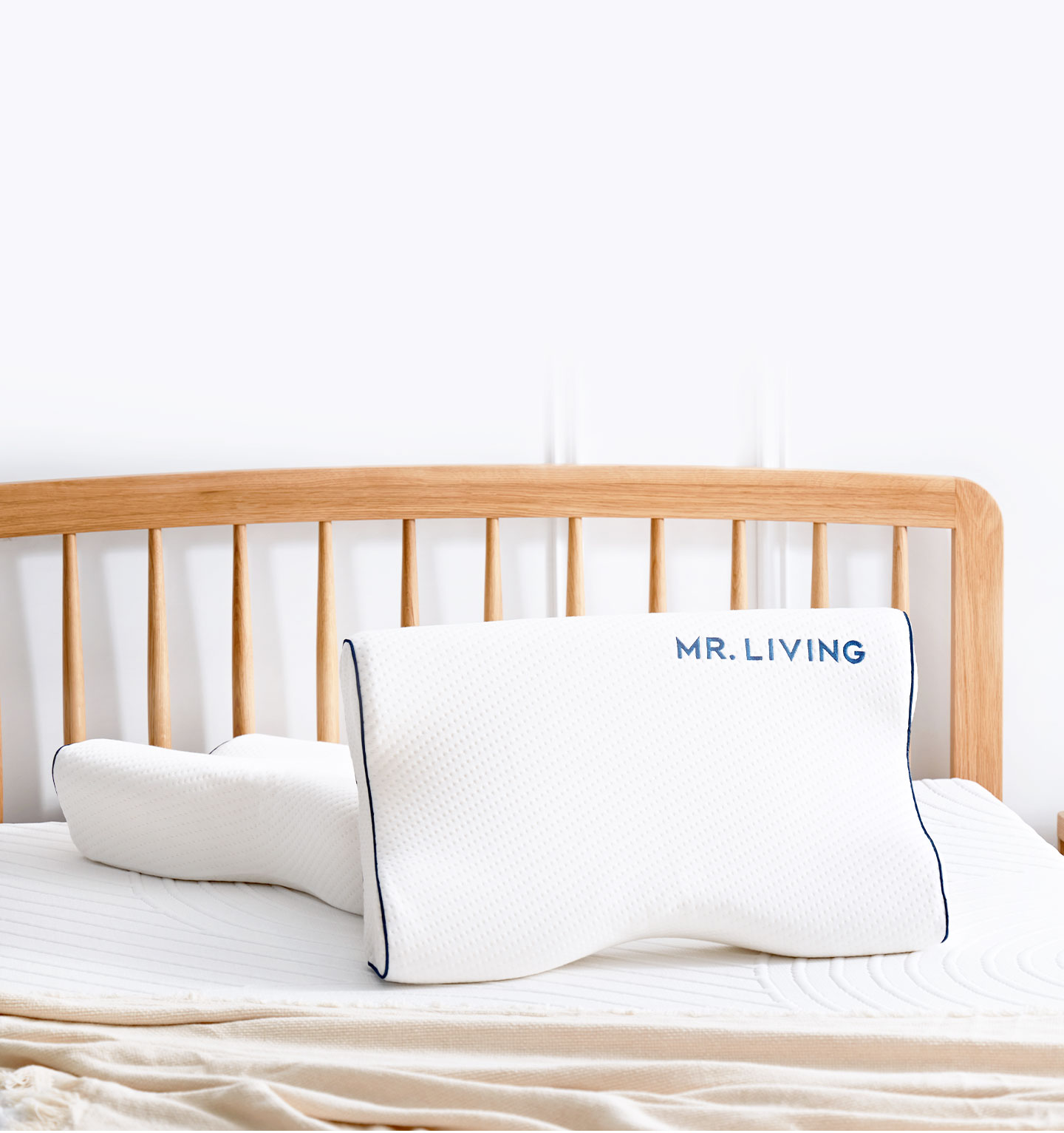 護頸減壓蝶型記憶枕(高12/10cm) | MR. LIVING 居家先生